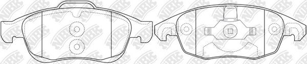 Тормозные колодки NiBK. Артикул PN0471