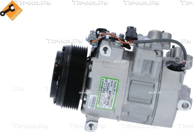 Компрессор кондиционера NRF EASY FIT для BMW 5 VI (F10/F11/F07) 2009-2017. Артикул 32833