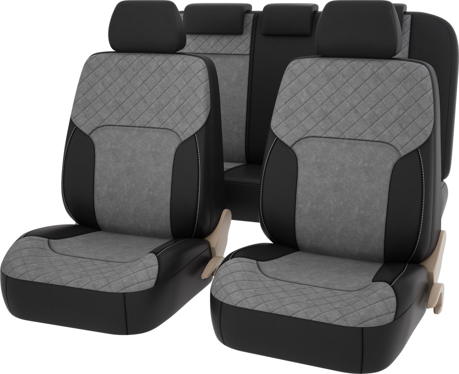 Чехлы универсальные PSV Altara Next на сидения, цвет Терморомб Черный/Серый. Артикул 132948