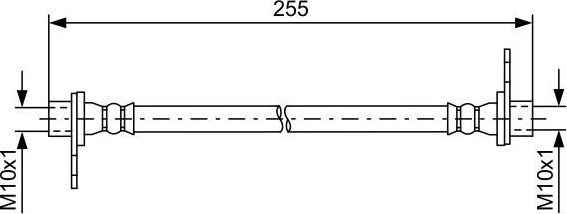 Тормозной шланг Bosch. Артикул 1 987 481 585