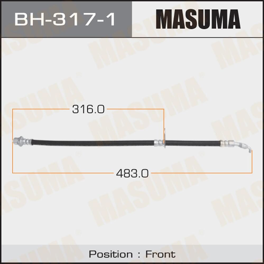 Тормозной шланг Masuma. Артикул BH-317-1