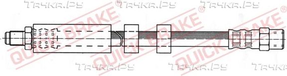 Тормозной шланг Quick Brake задний правый/левый для Audi A6 I (C4) 1994-1997. Артикул 32.972
