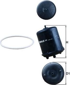 Масляный фильтр Mahle. Артикул OZ 9D