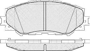 Тормозные колодки FIT. Артикул FP1210