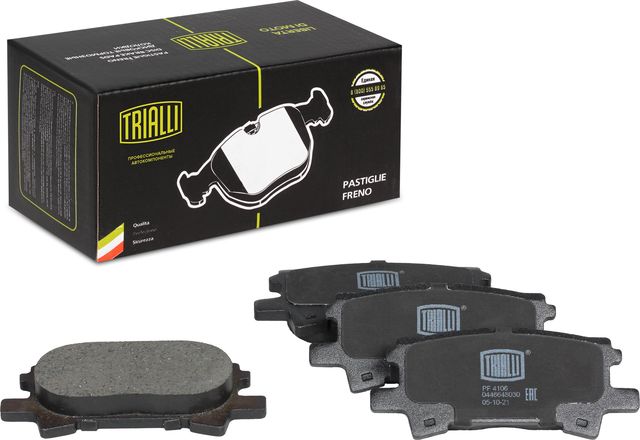 Тормозные колодки Trialli. Артикул PF 4106