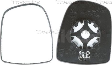 Зеркальное стекло бокового зеркала Alkar левое для Opel Vivaro A 2001-2014. Артикул 6431750