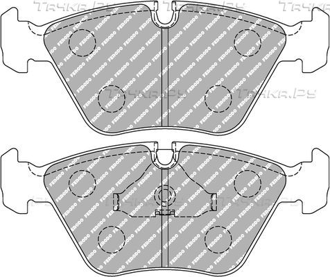 Тормозные колодки FERODO RACING DS3000 для BMW Z3 I 1997-2003. Артикул FCP779R