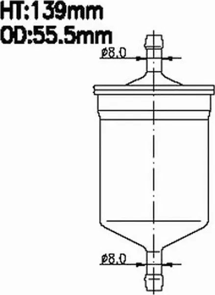 Фильтр топливный RENAULT LOGAN 1.6 2007 - по наст. время  RENAULT LOGAN 1.4 2004 - по наст. время  R (Azumi). Артикул fsp22022
