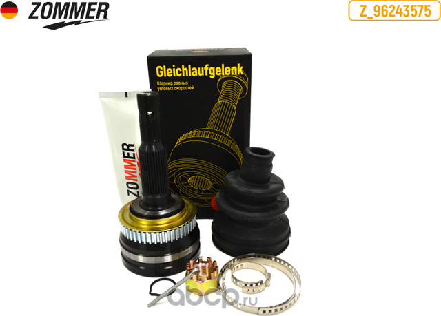 ШРУС НАРУЖНЫЙ DAEWOO LANOS, CHEVROLET LACETTI, CHEVROLET LANOS С ABS ( (Zommer). Артикул Z96243575