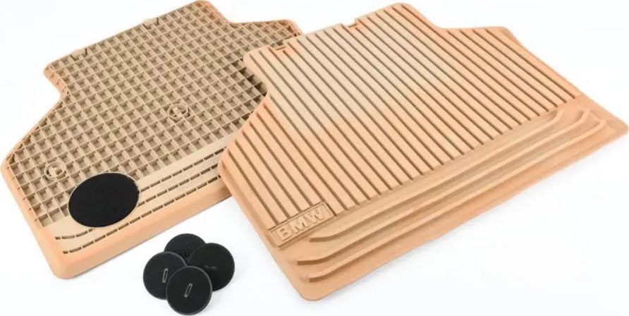 Коврики BMW (OEM) оригинальные 3D для салона BMW 5 F07 Gran Turismo LCI 2013-2017 (вкл. xDrive ) задние. Цвет бежевый. Артикул 51472346806