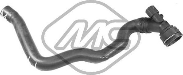 Патрубок радиатора (системы охлаждения) Metalcaucho нижний для SEAT Cordoba II 2002-2009. Артикул 09330