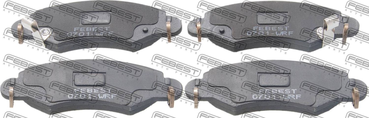 Тормозные колодки Febest. Артикул 0701-WRF