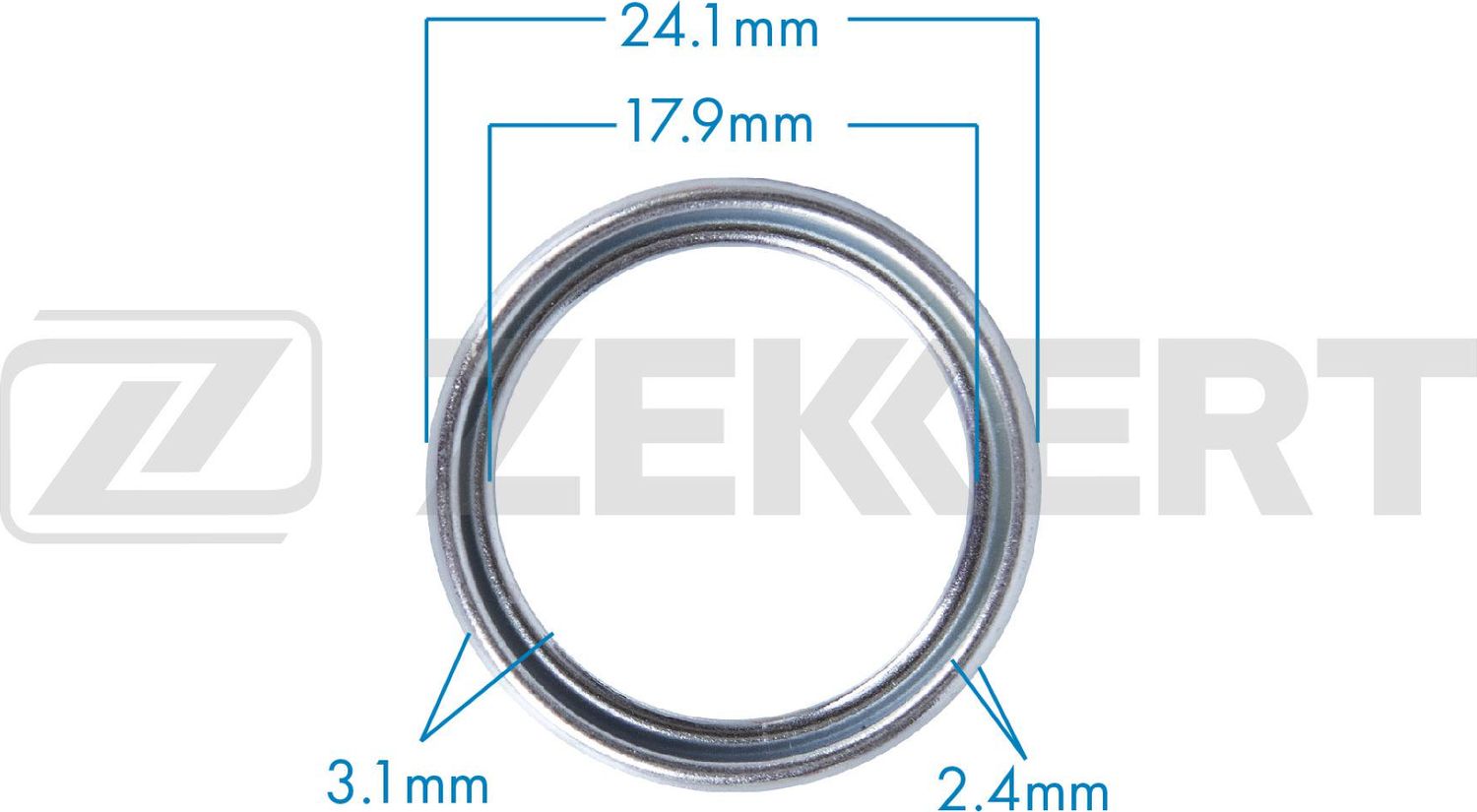 Сливная пробка масляного поддона двигателя Zekkert (алюминий). Артикул BE-3573