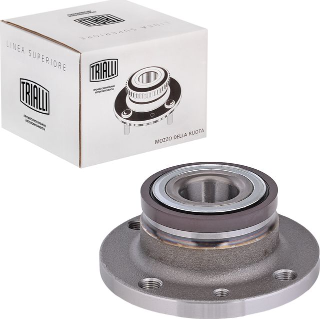 Ступица колеса с интегрированным подшипником (в сборе) Trialli задняя для Fiat Panda II 2003-2012. Артикул MR 1682
