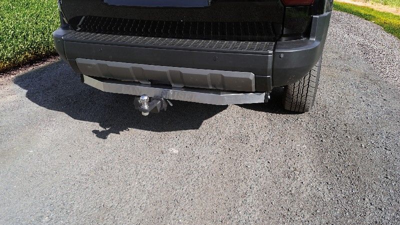 Фаркоп ТСС оцинкованный под американский квадрат для Toyota Land Cruiser Prado 250 2023-2026 нерж. шар. Артикул TCU00424N