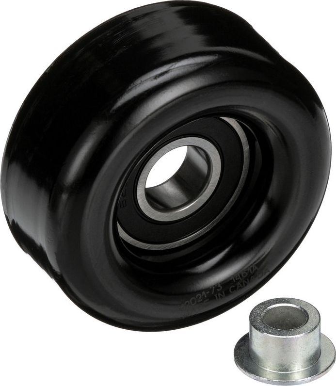 Направляющий (ведущий) ролик приводного поликлинового ремня Gates (Углеродистая сталь). Артикул T38043