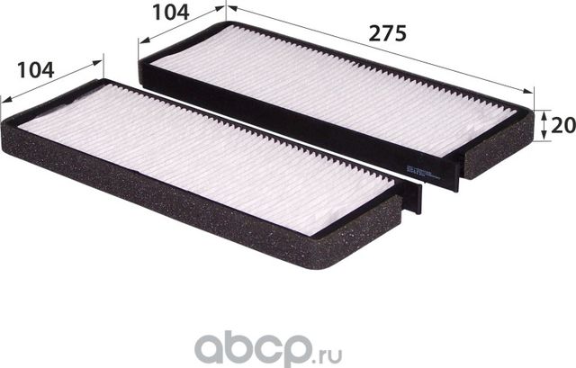 AC-0805E 68120-08130 (фильтр салонный) (RB-Exide). Артикул AC0805E