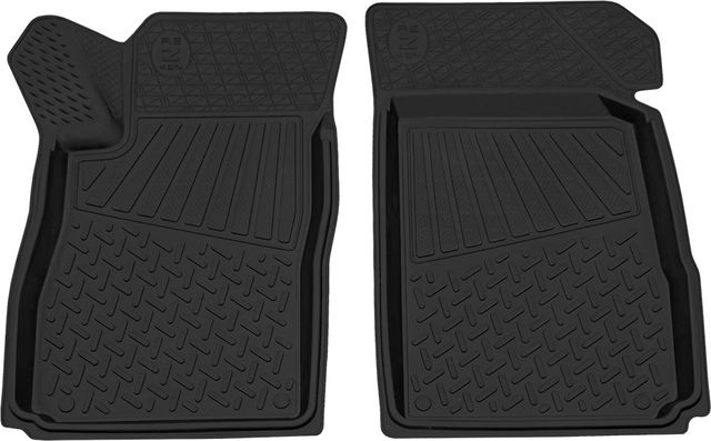 Коврики Rezkon резиновые передние для салона Chevrolet Cobalt 2012-2015. Артикул 1512015100