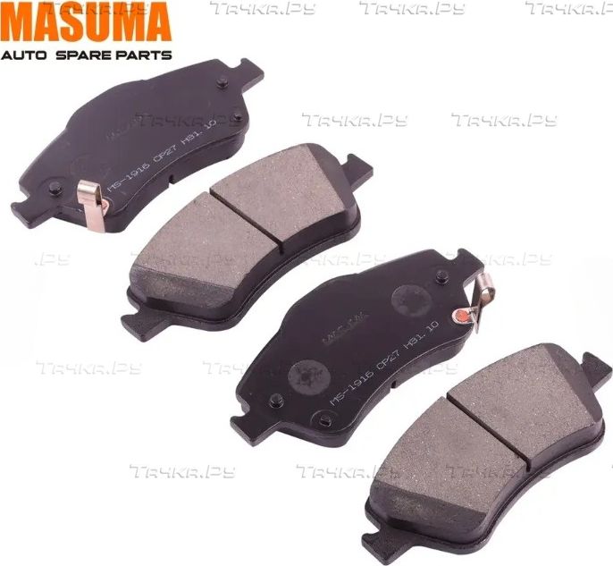 Тормозные колодки Masuma передние для Toyota Corolla E140, E150 2006-2014. Артикул MS-1916