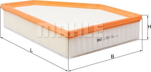 Воздушный фильтр Mahle. Артикул LX 3985/1