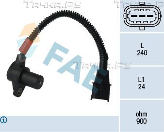 Датчик положения коленвала FAE. Артикул 79356