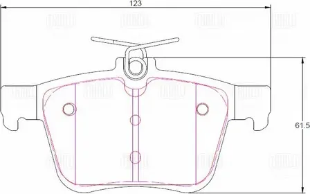 Колодки тормозные DAEWOO DAMAS 91- диск.перед. (Trialli). Артикул PF2279