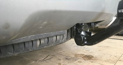 Фаркоп Westfalia для Hyundai Santa Fe III 2012-2017. Быстросъемный крюк. Артикул 346076600001