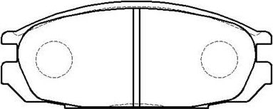 Тормозные колодки HSB. Артикул HP9027