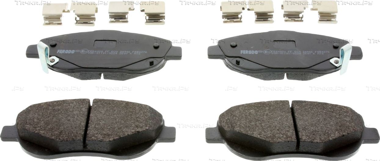 Тормозные колодки Ferodo Premier Eco Friction передние для Toyota Avensis III 2011-2018. Артикул FDB4276