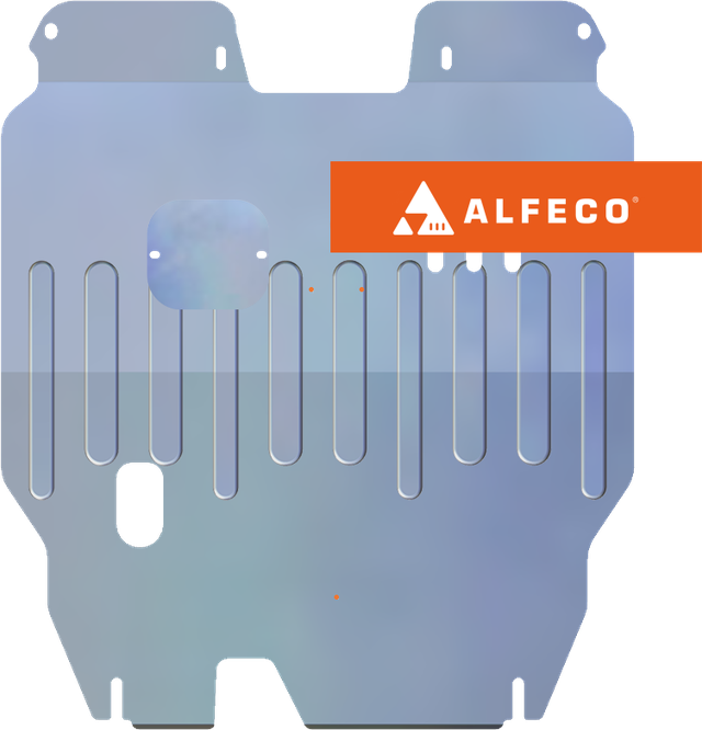 Защита алюминиевая Alfeco для картера и КПП Chery CrossEastar B14 2007-2014. Артикул ALF.02.07al