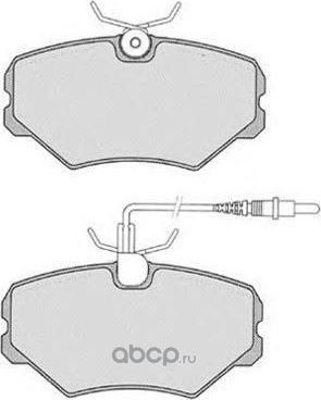 Колодки тормозные дисковые (Raicam). Артикул 6370