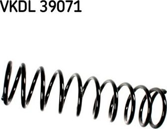 Пружина подвески SKF передняя для Mercedes-Benz G-Класс W461 1989-2026. Артикул VKDL 39071