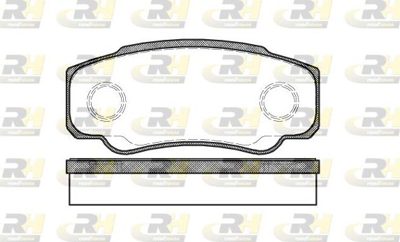 Тормозные колодки RoadHouse. Артикул 2961.00
