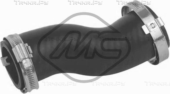 Патрубок интеркулера Metalcaucho правый нижний для Audi A6 allroad II (C6) 2006-2011. Артикул 09711
