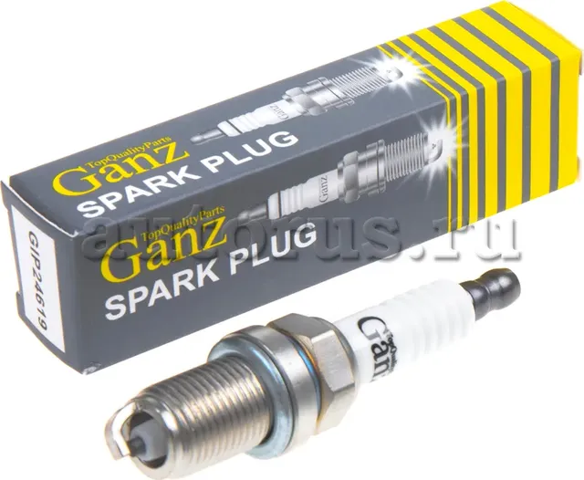Свеча зажигания (4619) CIT C3 PEU 106/206/306/307 REN Clio/Lag/Meg/Sce (Ganz). Артикул GIP24619