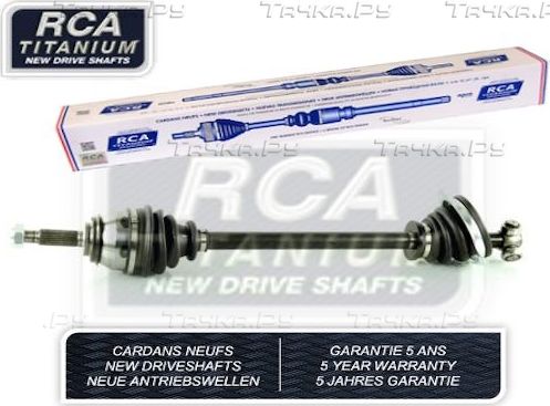 Полуось (привод в сборе, приводной вал) RCA FRANCE NEW DRIVESHAFT. Артикул DA300N
