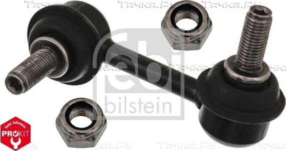 Стойка (тяга) стабилизатора Febi Bilstein (сталь) задняя левая для Honda Civic VII 2001-2005. Артикул 42080