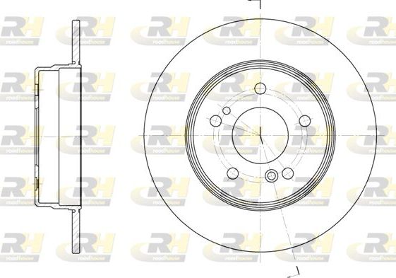 Тормозной диск RoadHouse задний для Chrysler Crossfire 2003-2008. Артикул 6467.00