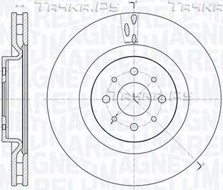 Тормозной диск Magneti Marelli. Артикул 361302040766