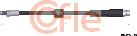Тормозной шланг Cofle. Артикул 92.BH.BW034
