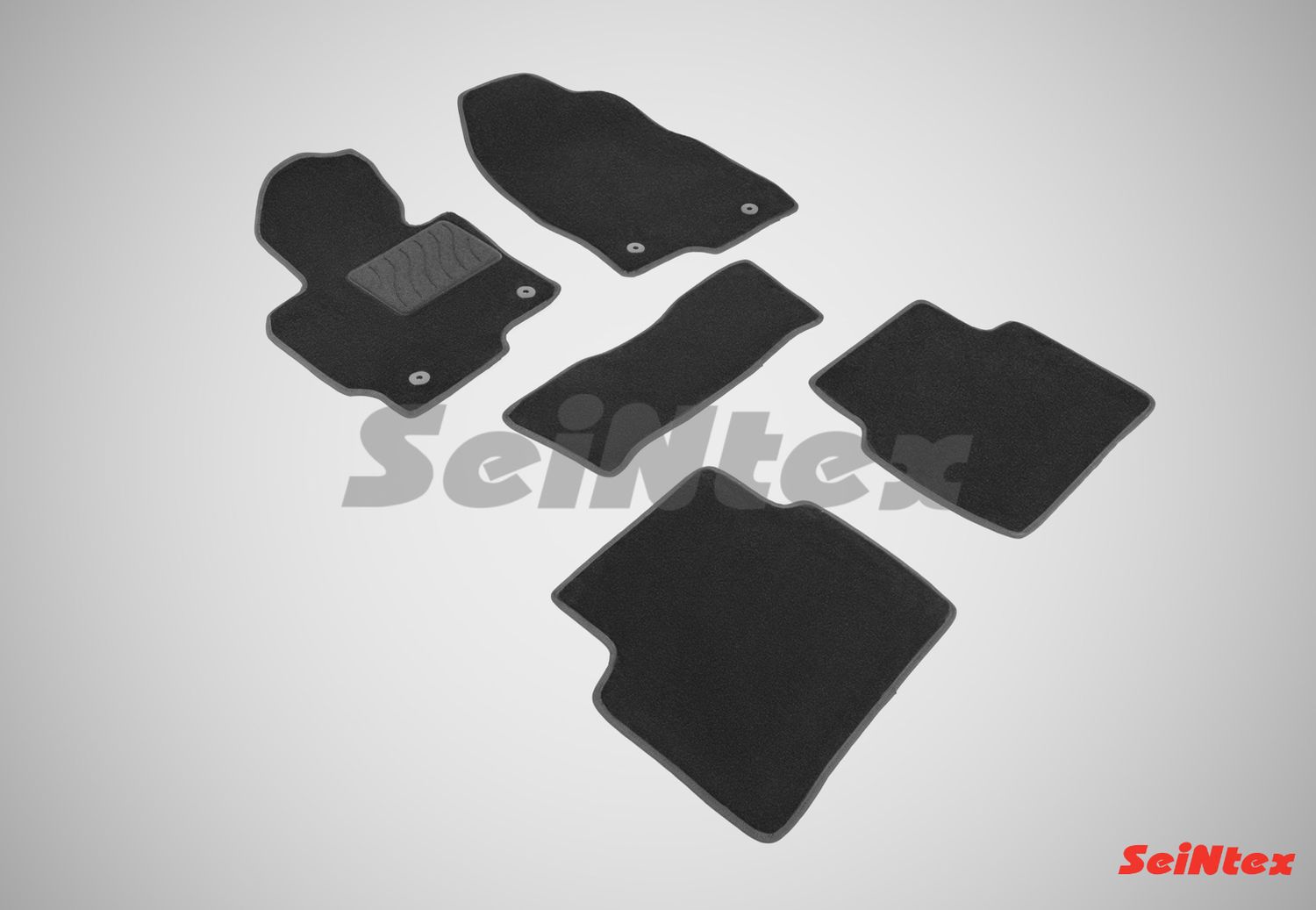 Коврики текстильные Seintex на нескользящей основе для салона Mazda CX-5 I 2012-2017. Артикул 86279