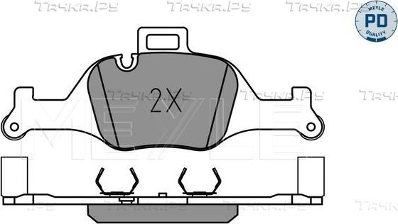 Тормозные колодки Meyle PD передние для BMW 6 IV (G32) 2017-2026. Артикул 025 259 0018/PD
