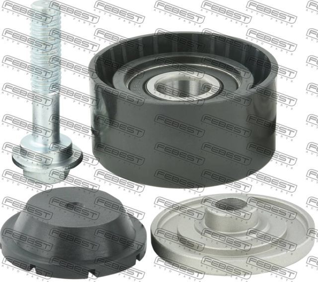 Направляющий (ведущий) ролик приводного поликлинового ремня Febest. Артикул 2388-7L6