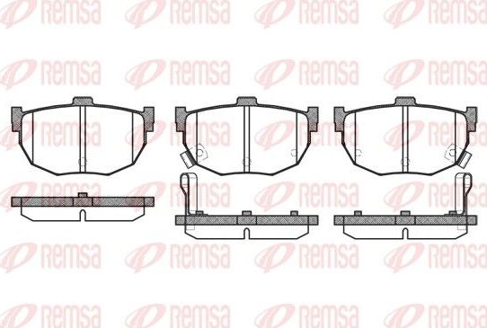 Тормозные колодки Remsa. Артикул 0294.32