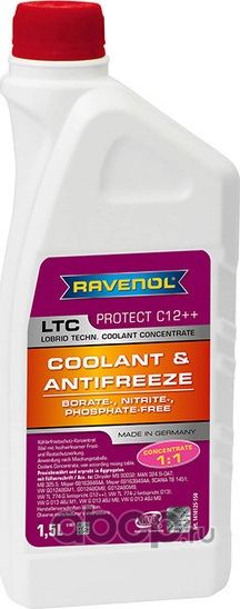 Антифриз LTC Protect C12++ 1,5л (концентрат) (Ravenol). Артикул 1410125150