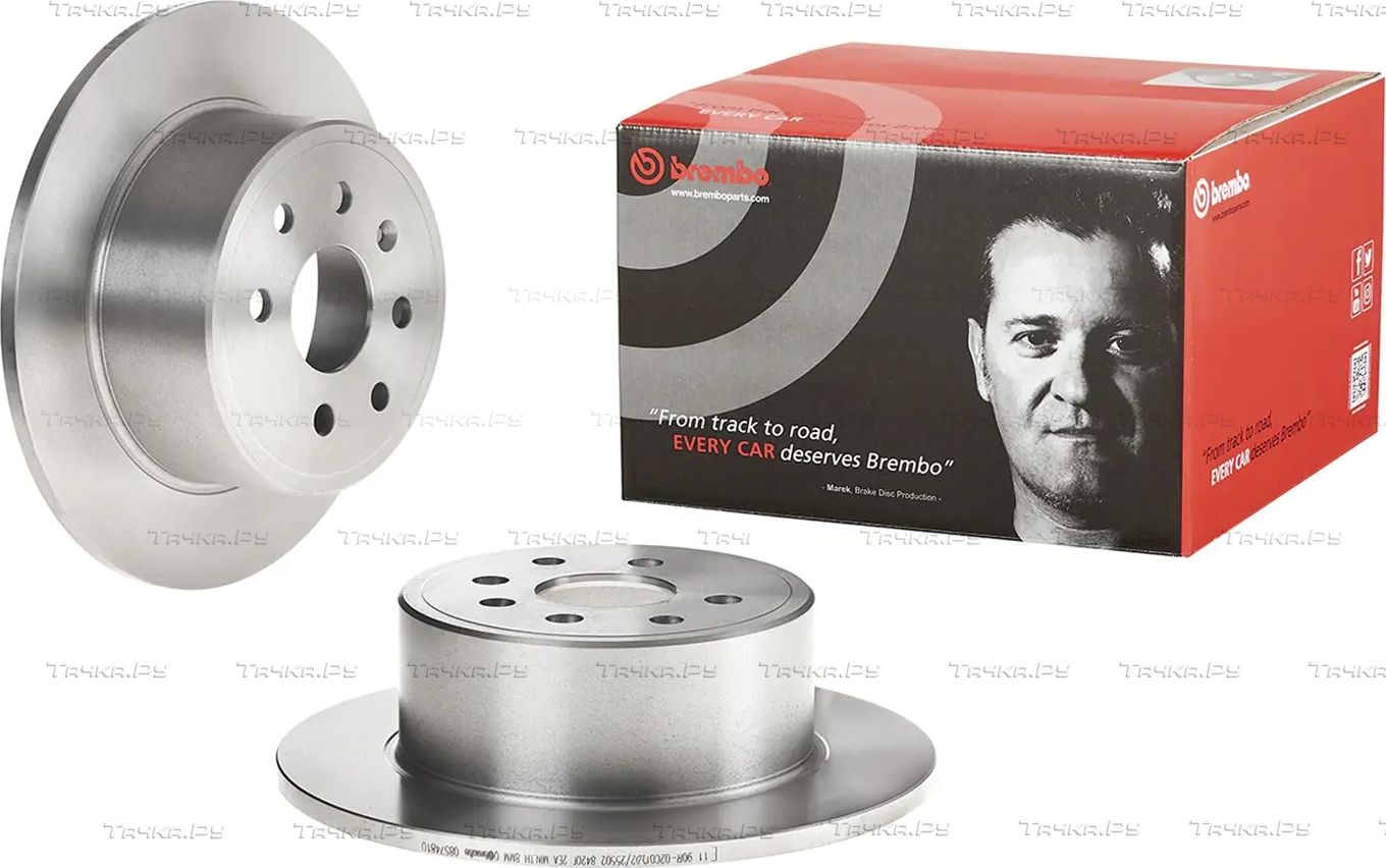 Тормозной диск Brembo задний для Opel Calibra 1990-1997. Артикул 08.5748.10