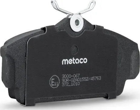 Колодки тормозные NISSAN ALMERA/PRIMERA -06 передн. (Metaco). Артикул 3000067