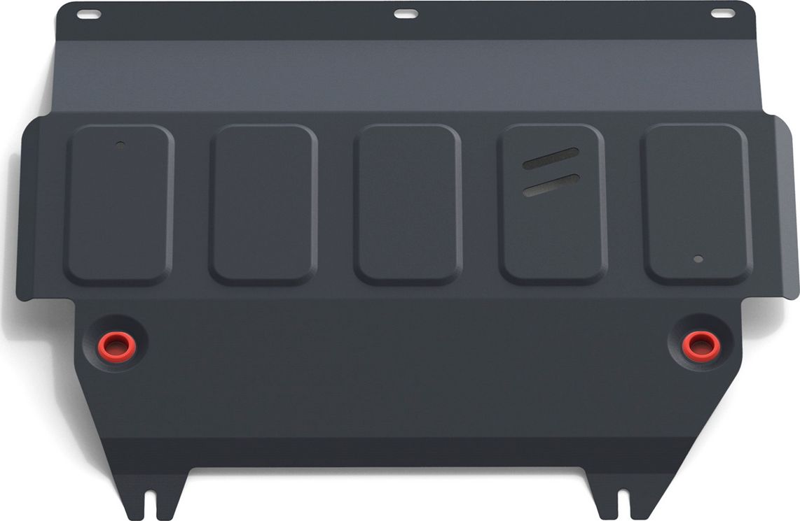 Защита АвтоБРОНЯ для картера и КПП Ford Fiesta VI 2008-2019. Артикул 111.01805.2