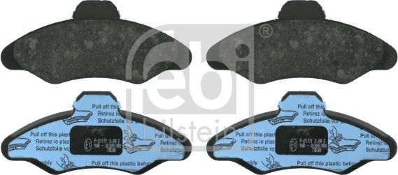 Тормозные колодки Febi Bilstein передние для Ford Escort V 1990-2001. Артикул 16038