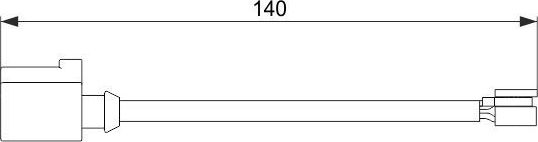 Датчик износа тормозных колодок  Bosch задний для Porsche Cayenne II (958) 2010-2019. Артикул 1 987 474 566